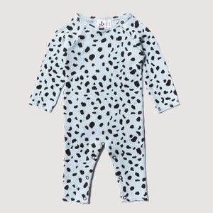 Worn once NOE AND ZOE BLUE WAFFLE ONESIE